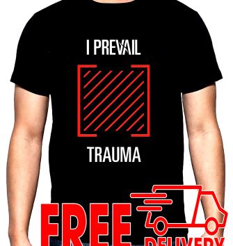 I prevail, Trauma, men's  t-shirt, 100% cotton, S to 5XL